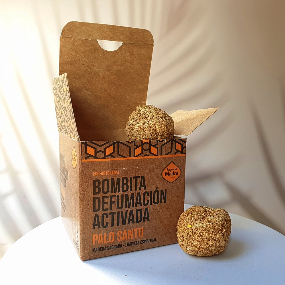 Bombita Defumación Activada Palo Santo