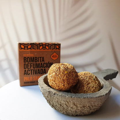 Bombita Defumación Activada Palo Santo