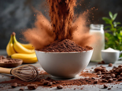 Cacao en polvo 100% natural de AZALA GOURMET, envase de 1kg con cacao en polvo puro y natural para cocinar y hornear.