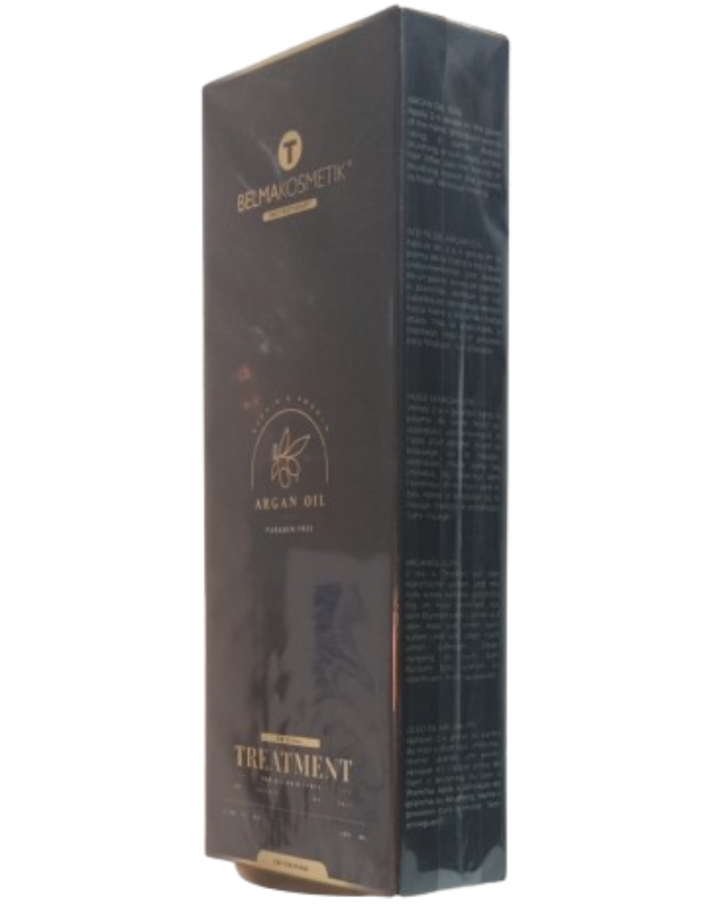 Sérum de aceite de argán Belma Kosmetik de XARODIST en caja, con botella de aceite de argán visible en lateral.