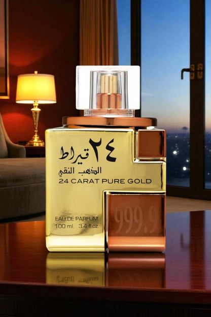Lattafa 24 Carat Pure Gold Eau De Parfum 100ml Women Fragrance