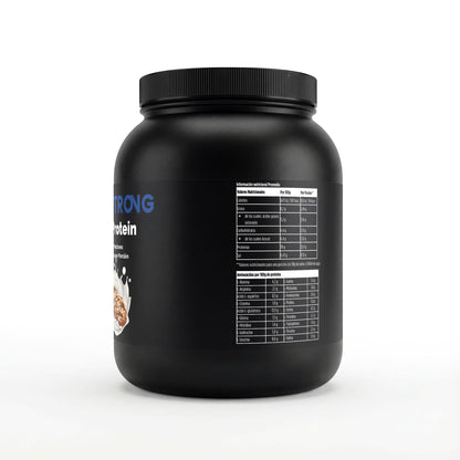 Galletas de proteína premium de suero BORNSTRONG FITNESS, sabor delicioso, paquete de 1kg en la imagen