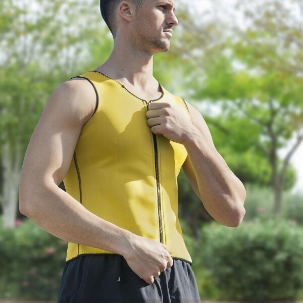 Chaleco deportivo con efecto sauna de Innovagizmo para hombre y mujer, tela ajustada y diseño funcional para entrenamiento.