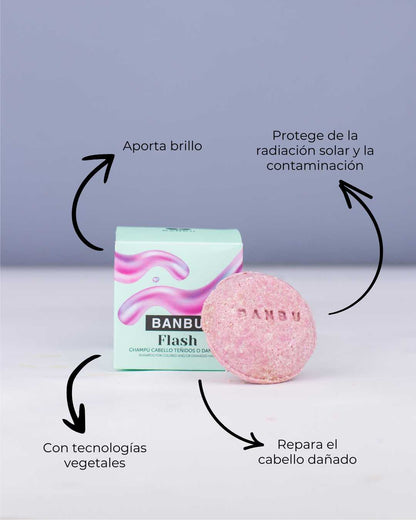 Champú Sólido ECO Reparador Cabello Dañado FLASH