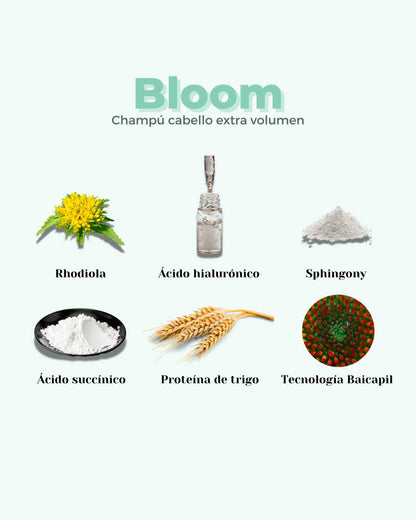 Champú Sólido ECO Volumen Cabello Fino BLOOM