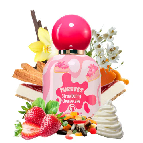 Tubbees Strawberry Cheesecake Eau De Parfum for Kids and Women 50ml 1.7oz
