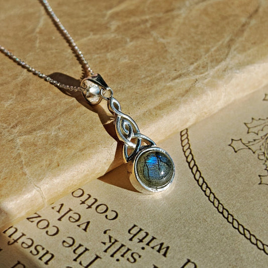 Colgante 'Amariel' Labradorita y Plata de Ley 925