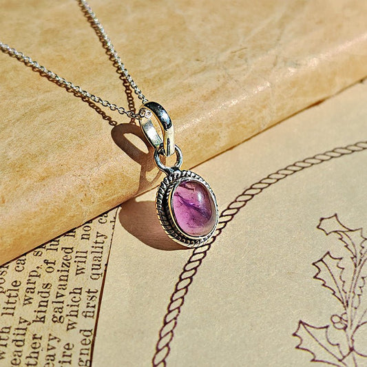 Colgante 'Antu' Amatista y Plata de Ley 925