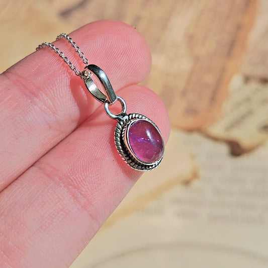 Colgante 'Antu' Amatista y Plata de Ley 925