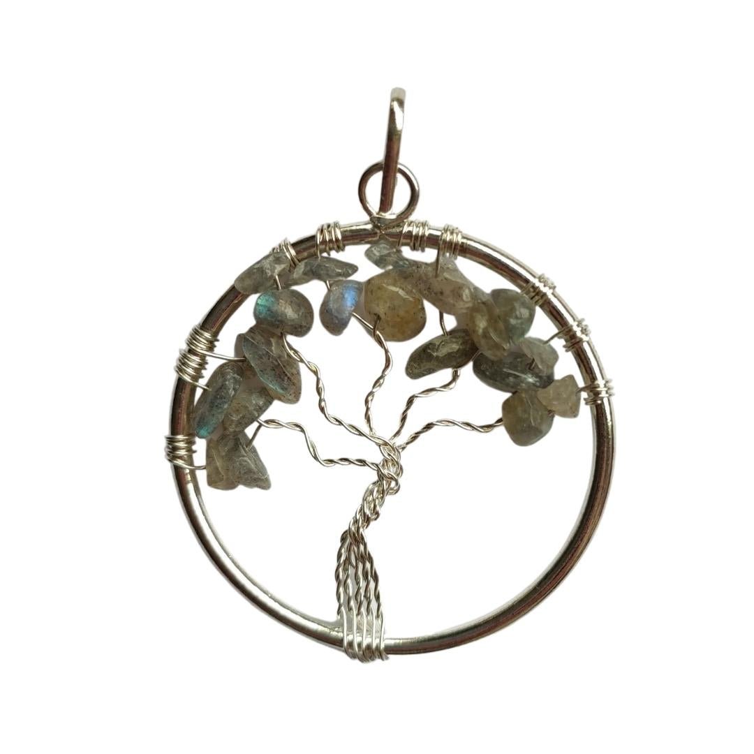 Colgante Árbol de la Vida y Labradorita - Sensaido