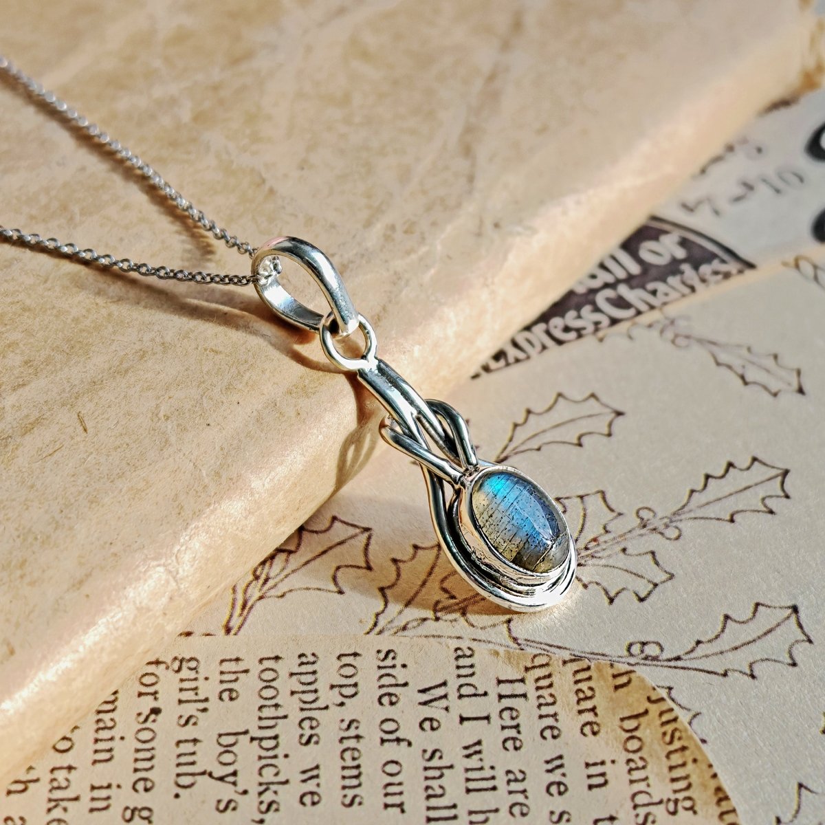 Colgante Arwen Labradorita y Plata de Ley 925 - Sensaido