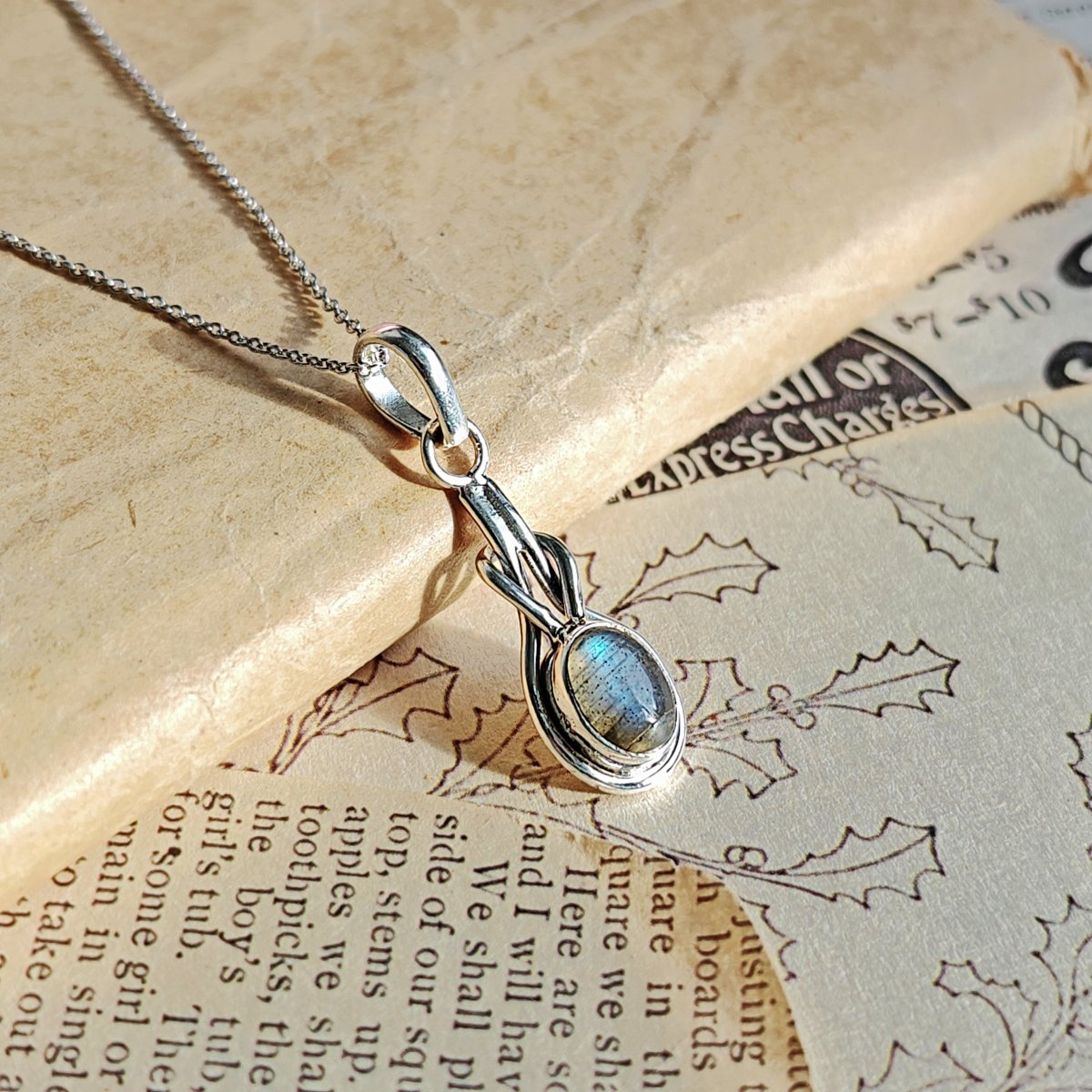 Colgante Arwen Labradorita y Plata de Ley 925 - Sensaido