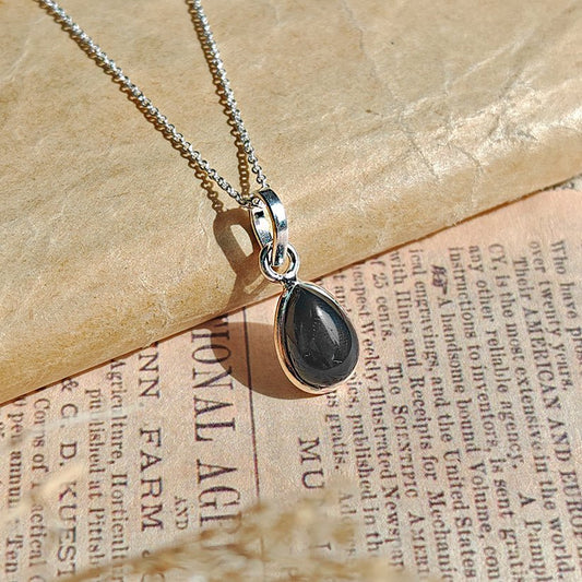 Colgante 'Aurora' Ónix y Plata de Ley 925