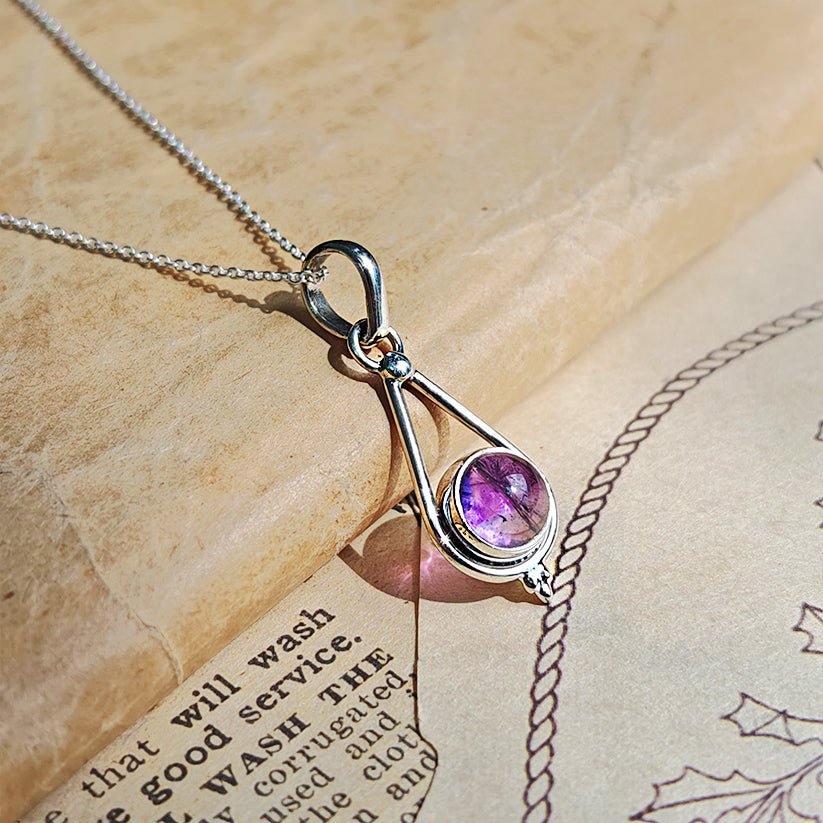 Colgante 'Calliope ' Amatista y Plata de Ley 925 - Sensaido
