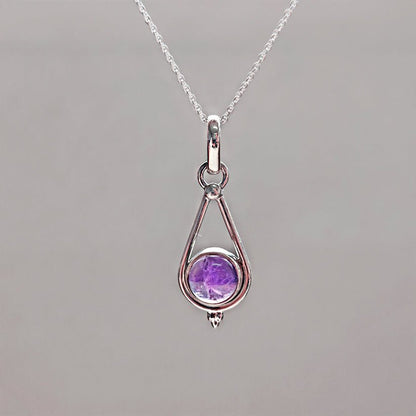 Colgante 'Calliope ' Amatista y Plata de Ley 925 - Sensaido