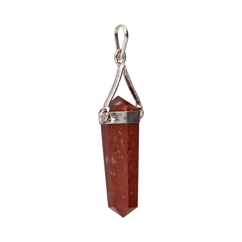 Colgante de Jaspe Rojo Biterminado - Sensaido