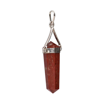 Colgante de Jaspe Rojo Biterminado - Sensaido