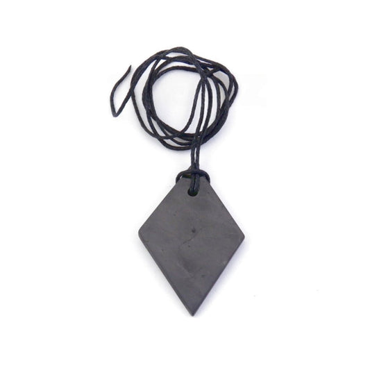 Colgante de Shungit en Rombo - Sensaido