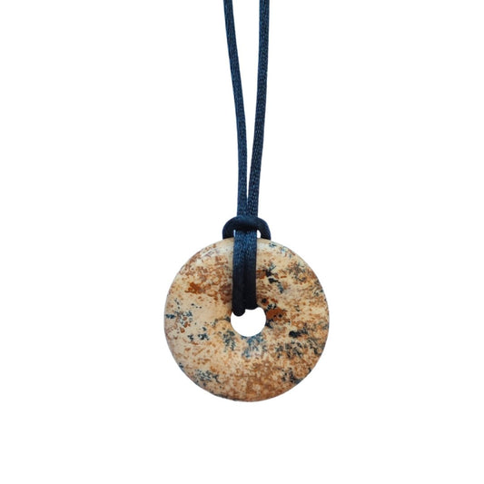 Colgante Donut de Jaspe Paisaje - Sensaido