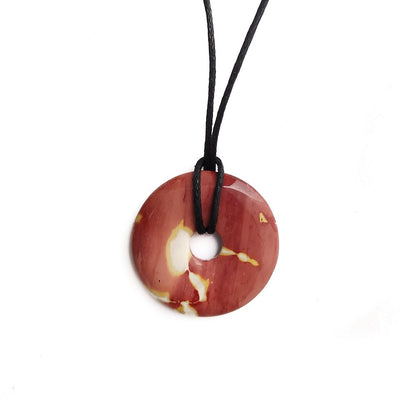 Colgante Donut de Jaspe Mokaita - Sensaido