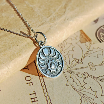Colgante Fases Lunares, Sol y Estrellas - Plata de Ley 925 - Sensaido