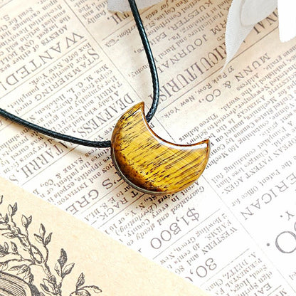 Colgante Luna de Ojo de Tigre - Sensaido