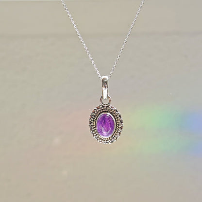 Colgante 'Marici' Amatista y Plata de Ley 925 - Sensaido