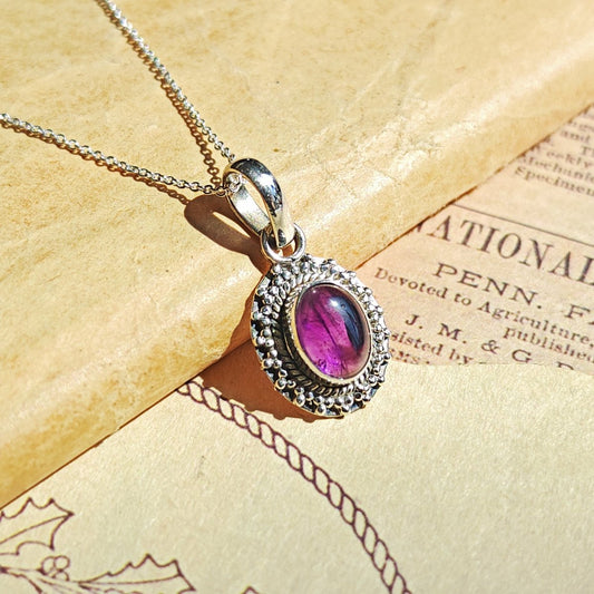 Colgante 'Marici' Amatista y Plata de Ley 925