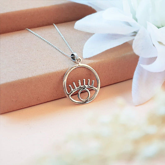 Colgante Ojo Turco en Plata de Ley 925