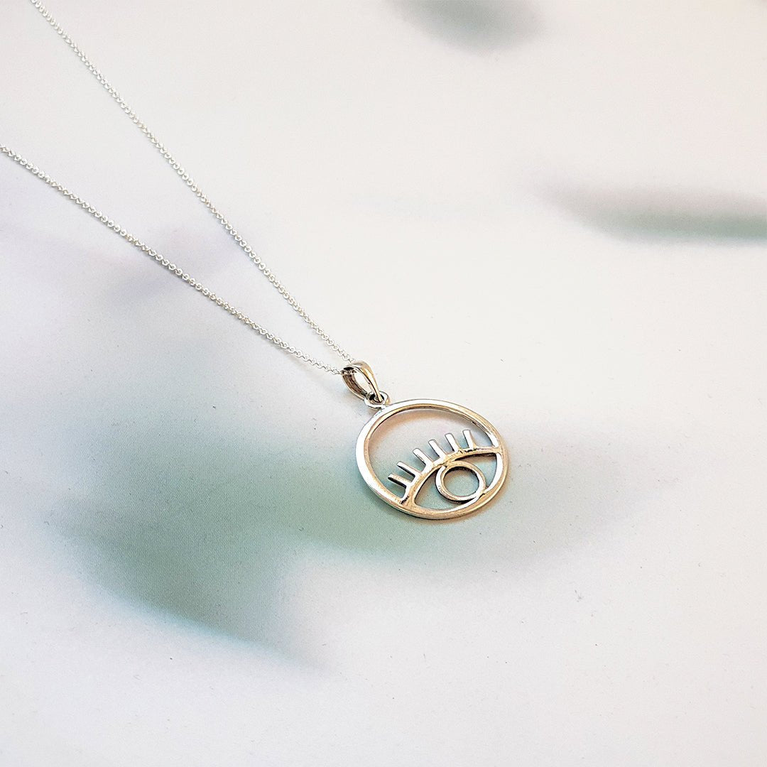 Colgante Ojo Turco en Plata de Ley 925