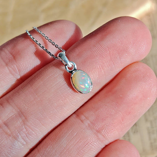 Colgante Ópalo y Plata de Ley 925