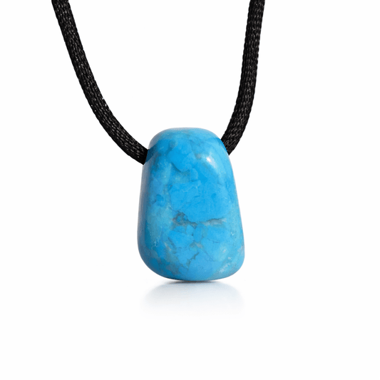 Colgante Rodado de Turquenita agujereado