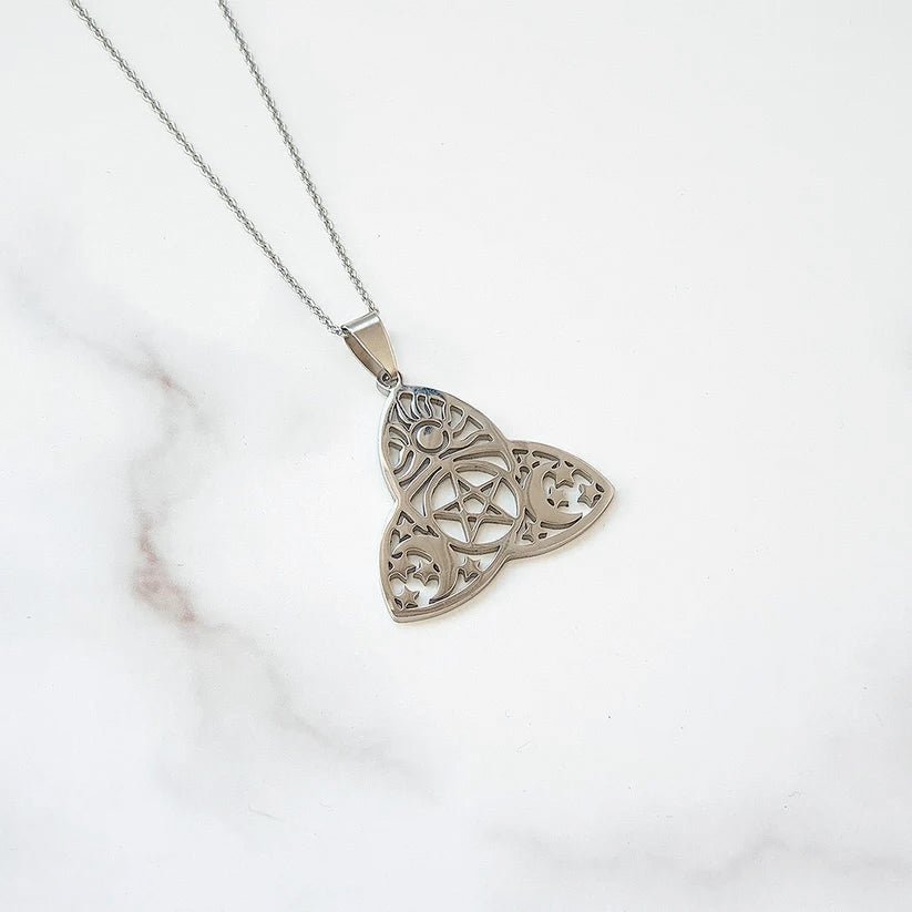 Collar Amuleto Triqueta Lunae - Protección