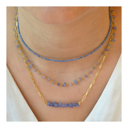 Collar 'Daphne' de Tanzanita