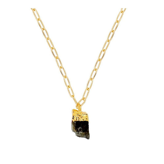 Collar de Labradorita en Bruto