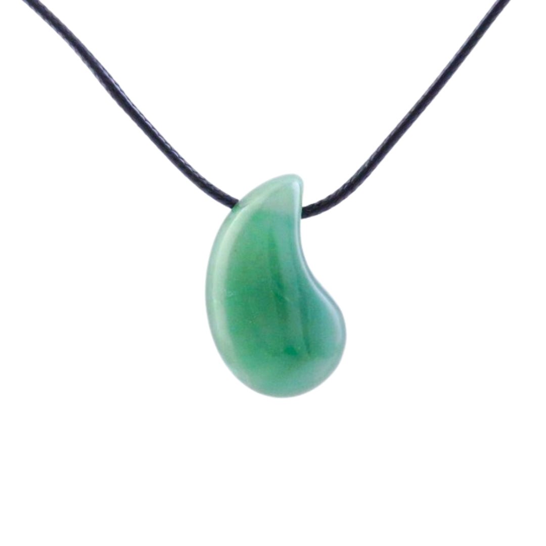Colgante Lacrima de Cuarzo Verde - Sensaido