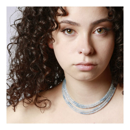 Collar 'Voluptas' - Aguamarina