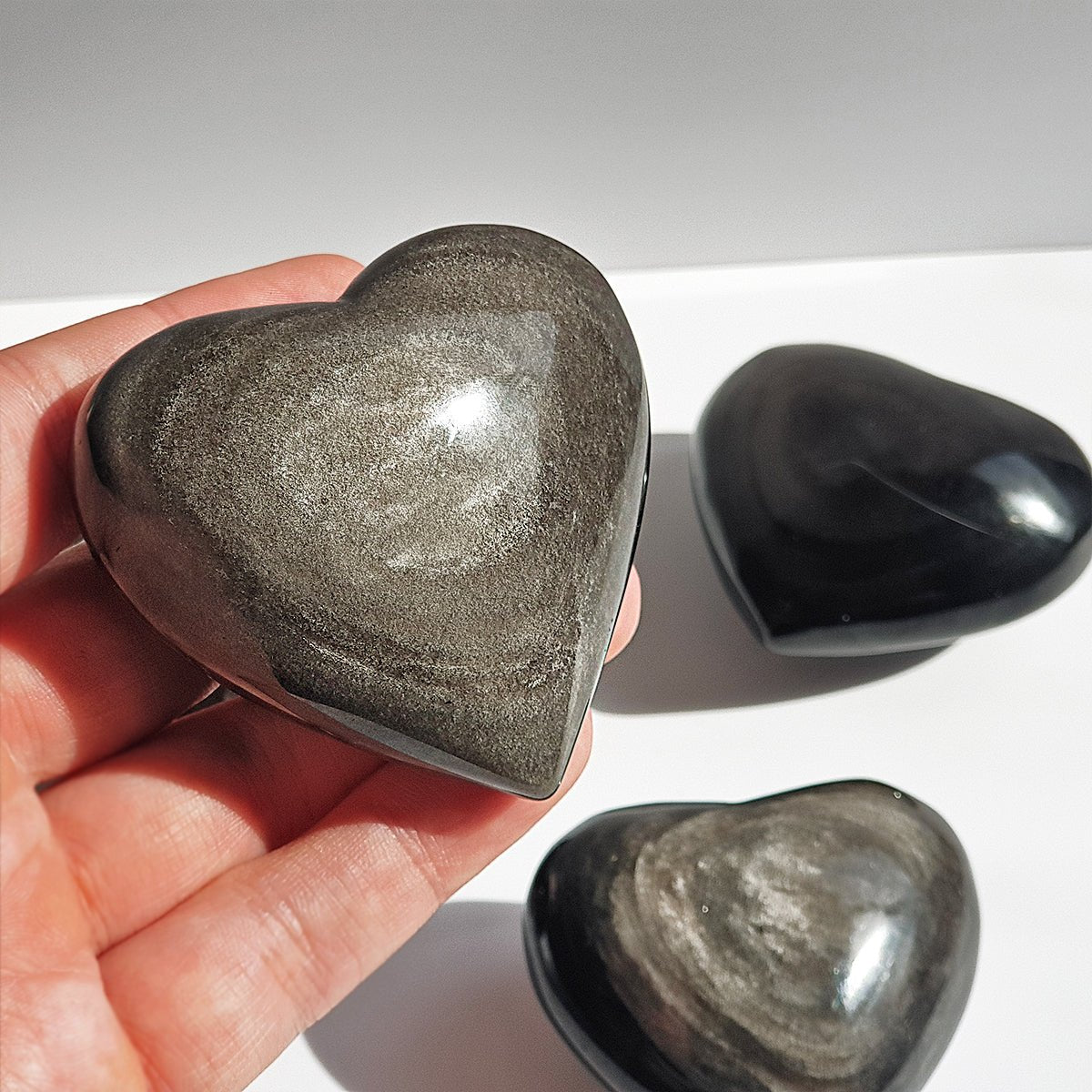 Corazón de Obsidiana Plateada - Sensaido