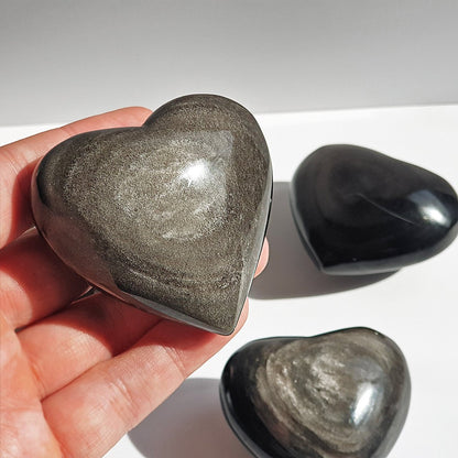 Corazón de Obsidiana Plateada - Sensaido