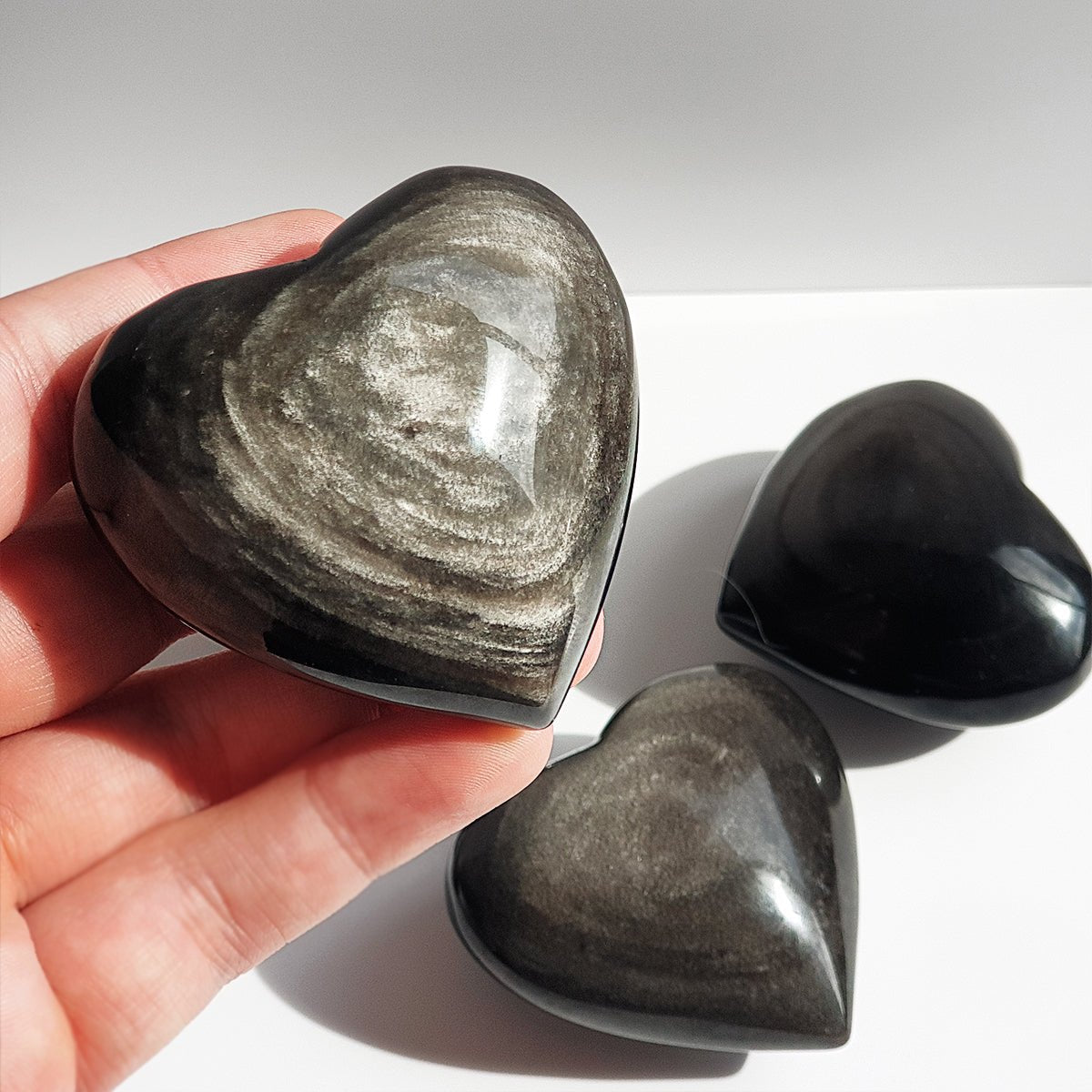 Corazón de Obsidiana Plateada - Sensaido