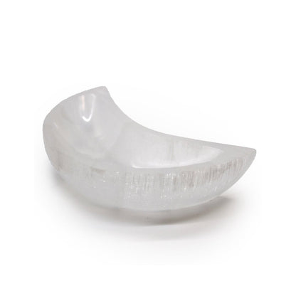Cuenco Luna de Selenita 15 cm - Sensaido
