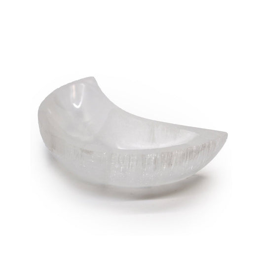 Cuenco Luna de Selenita 15 cm - Sensaido