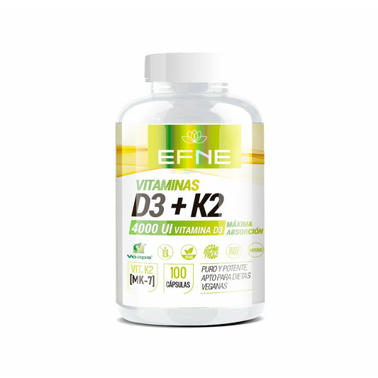 VITAMINA D3 + K2 4000ui con MK-7 Natural ( Extracto de Natto ) (Sistema inmune Top, Apatía, Cansancio)