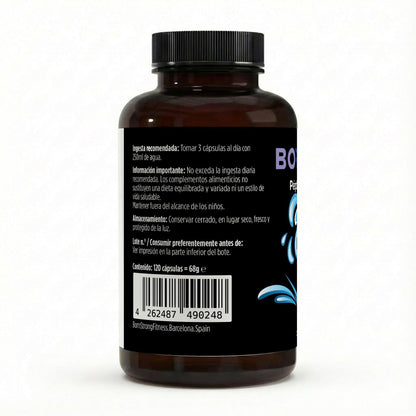 Suplemento de colágeno marino de BORNSTRONG FITNESS, enfocado en firmeza, elasticidad e hidratación profunda.