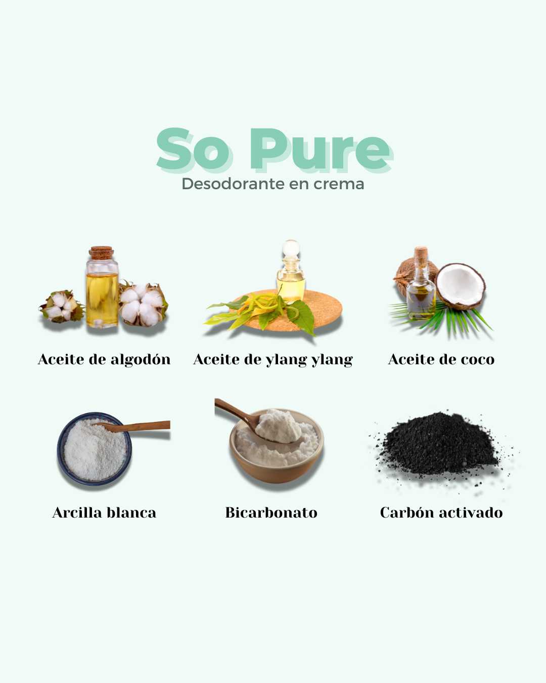 Desodorante en crema ecológico BANBU SO PURE con ingredientes naturales, presentación en envase de crema para uso suave y efectivo.