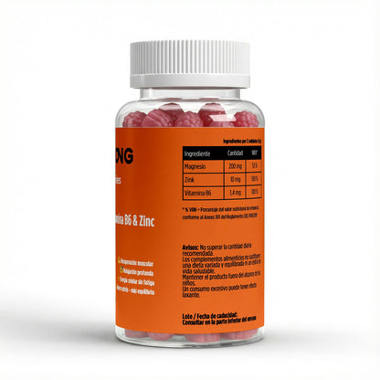 Gominolas Magnesium + Zinc + B6 - 60 pcs.