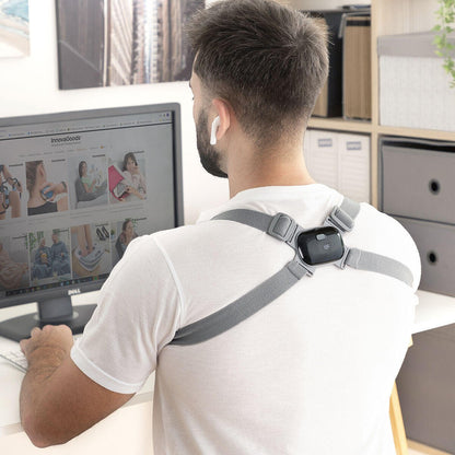 Entrenador de postura inteligente recargable Viback InnovaGoods con vibración y diseño ergonómico para mejorar la postura.