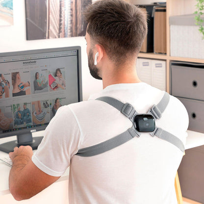 Entrenador de postura inteligente recargable Viback InnovaGoods con vibración y diseño ergonómico para mejorar la postura.