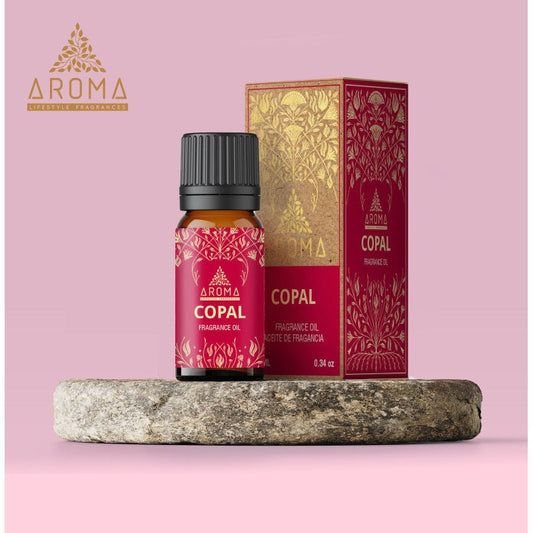 Esencia de copal de Mystical Tienda en botella, aroma aromático y natural para ambientes y rituales espirituales.