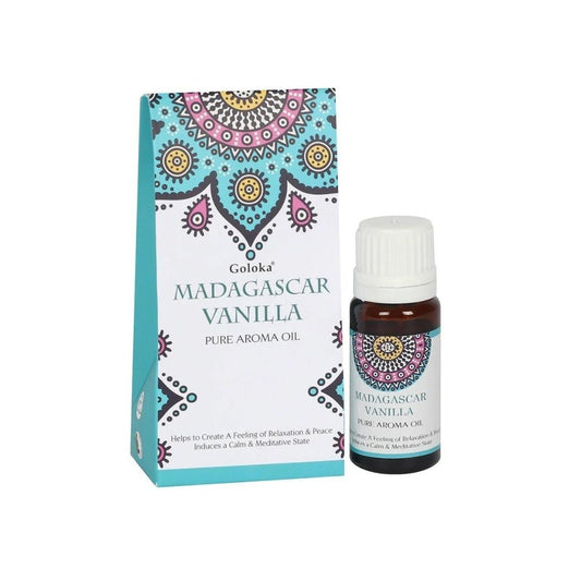 Esencia de vainilla de Madagascar Goloka en frasco de vidrio, aroma natural y aromático para cocinar y repostería.